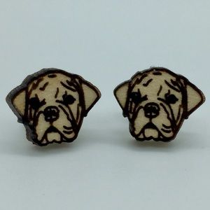 8mm Wood Dog Studs